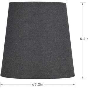 LAMPWELL VALO Clip-on Small Fabric Lamp Shades 2 pack